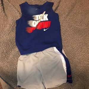 Nike shirt and shorts outfit